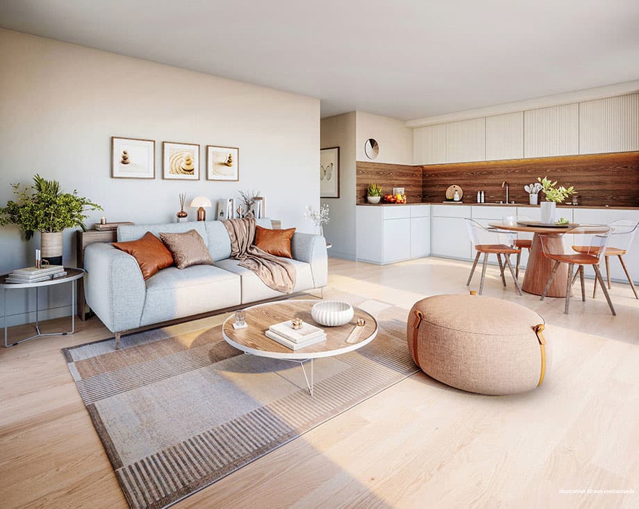 Ifs — Au sein d’un environnement paisible, cette résidence à dimension humaine se compose de 28 appartemen... — Miniature 5