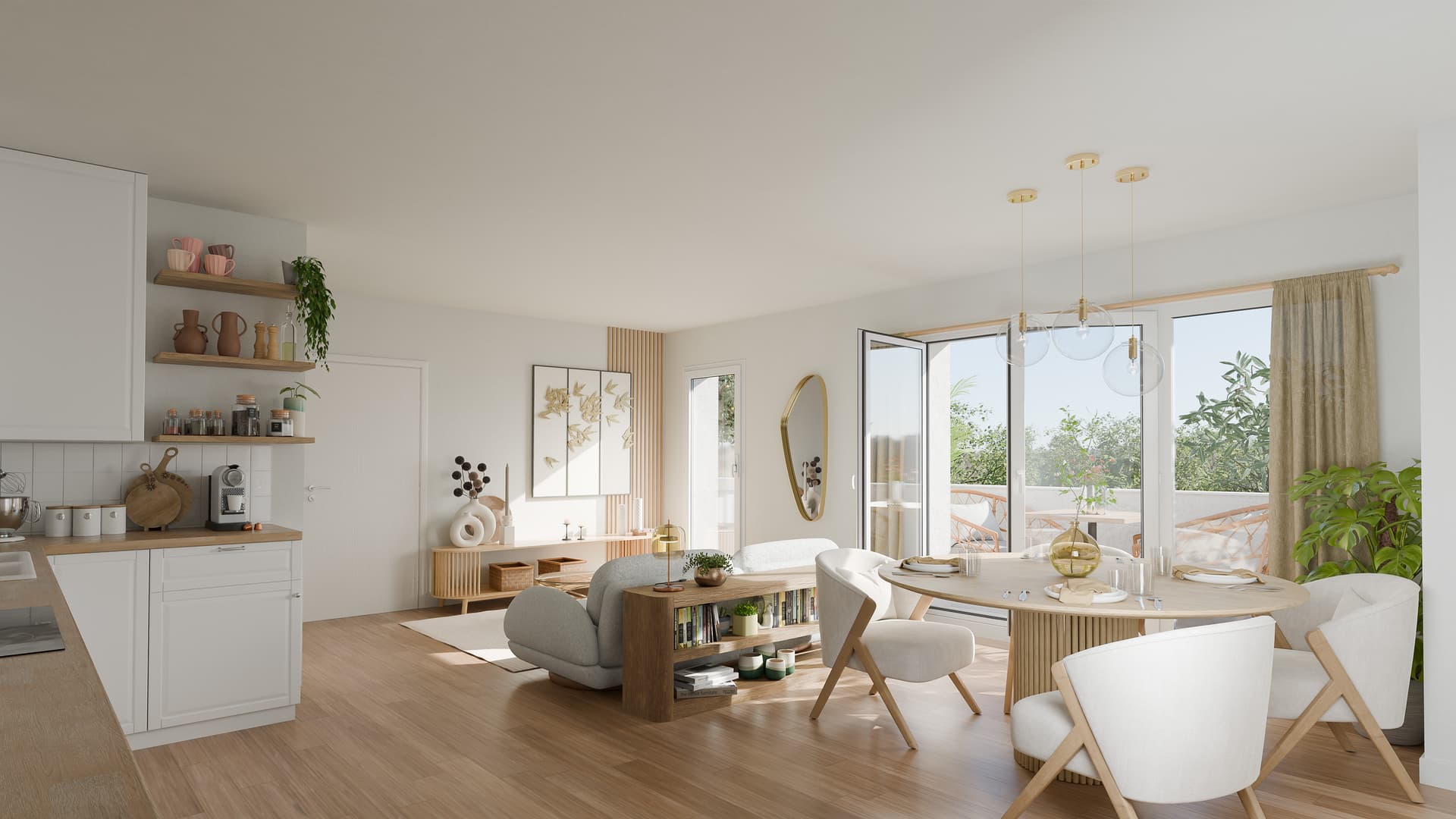 Igny — Au cœur d’un environnement paisible et verdoyant, un nouvel ensemble résidentiel s’intègre harmonieu... — Miniature 3