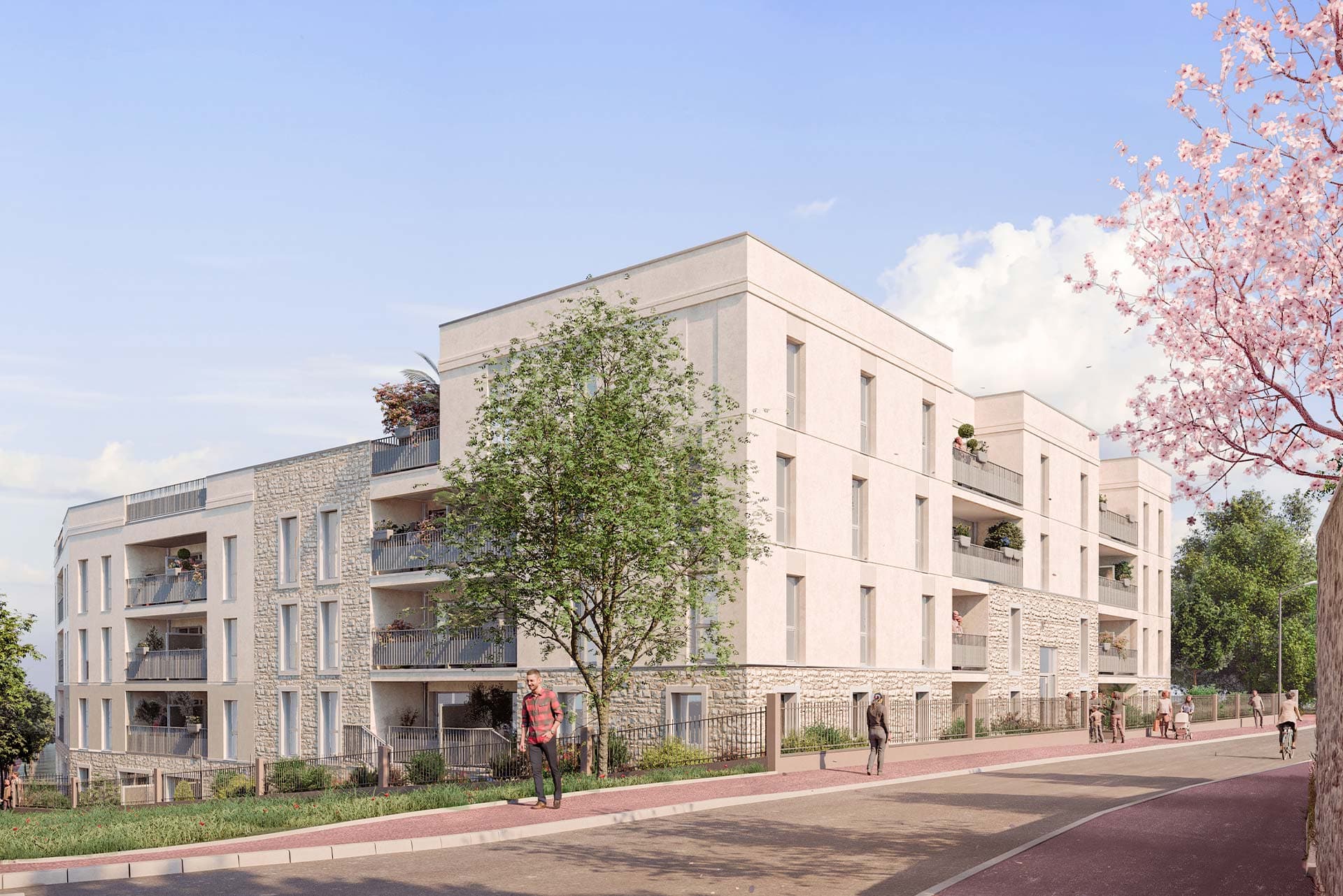 Saint-Cyr-L'école — Située à Saint-Cyr-l'École, cette résidence contemporaine s’intègre harmonieusement dans un environn...