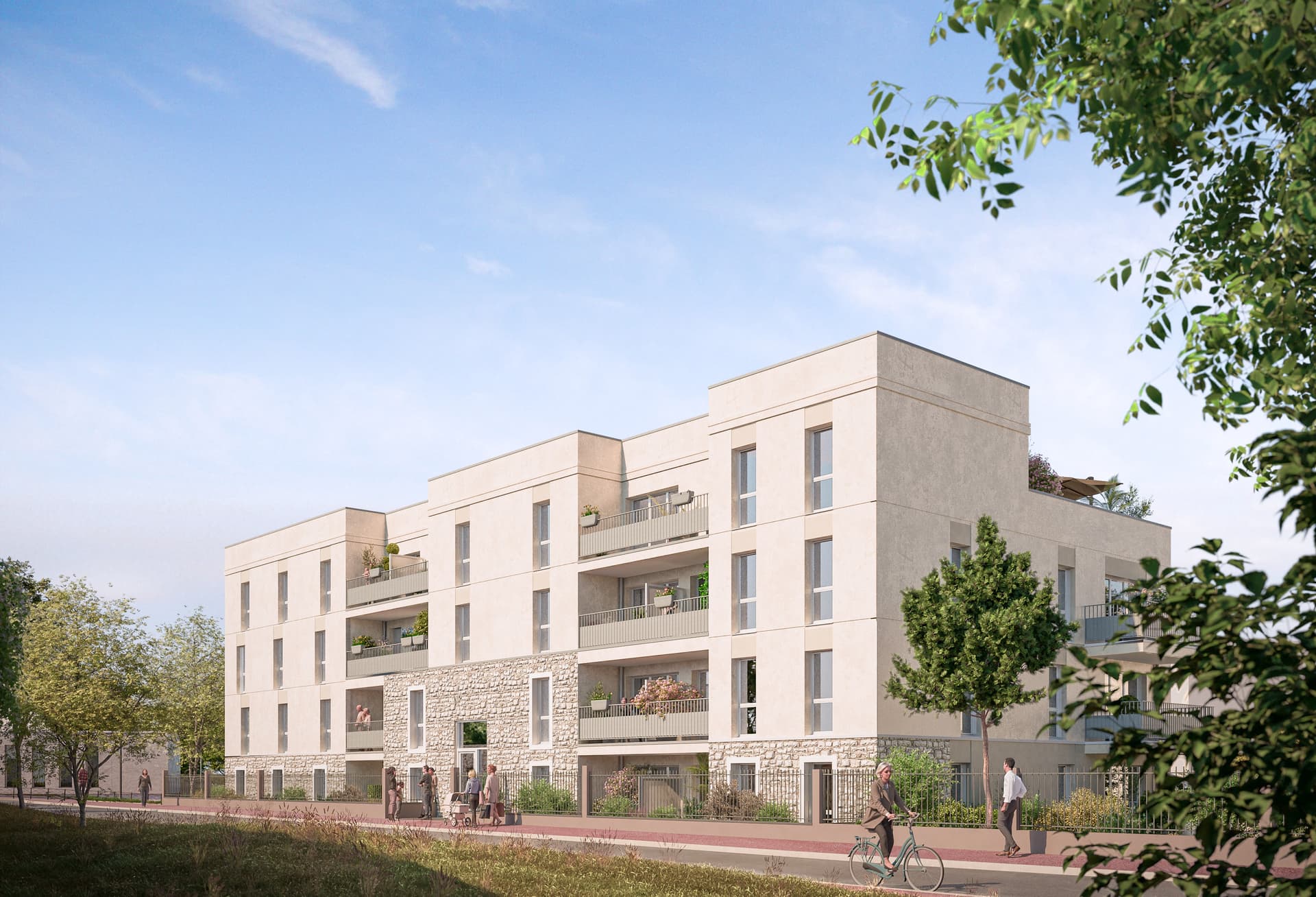 Saint-Cyr-L'école — Située à Saint-Cyr-l'École, cette résidence contemporaine s’intègre harmonieusement dans un environn... — Miniature 4