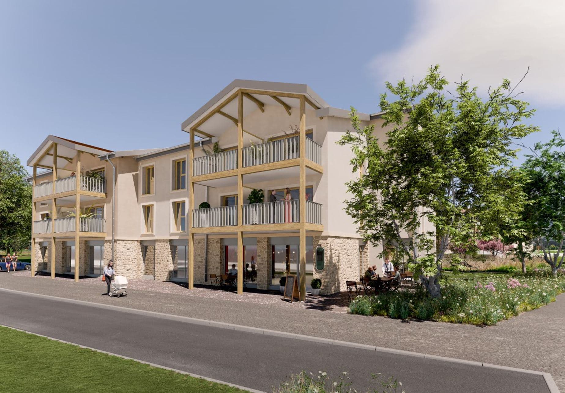 Voiron — Située au pied du massif de la Chartreuse, cette nouvelle résidence bénéficie d’un cadre naturel pri... — Miniature 3