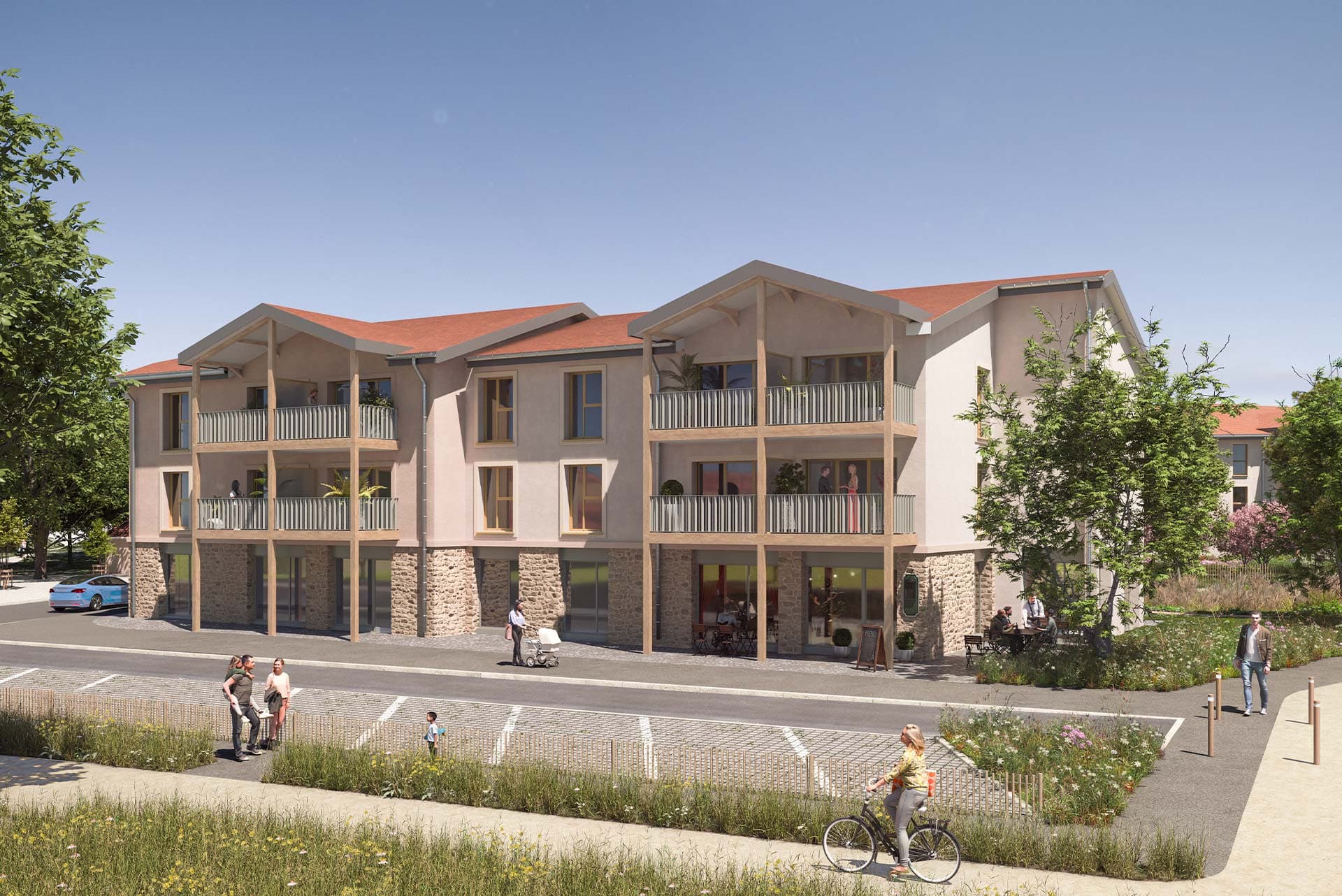 Voiron — Située au pied du massif de la Chartreuse, cette nouvelle résidence bénéficie d’un cadre naturel pri... — Miniature 9