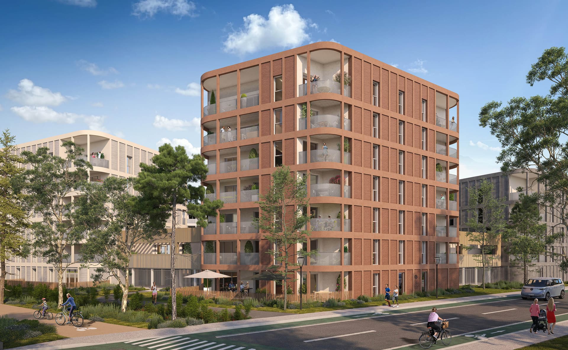 Angers — Située à Angers, cette nouvelle résidence propose une sélection d’appartements, du studio au quatre ... — Photo 1