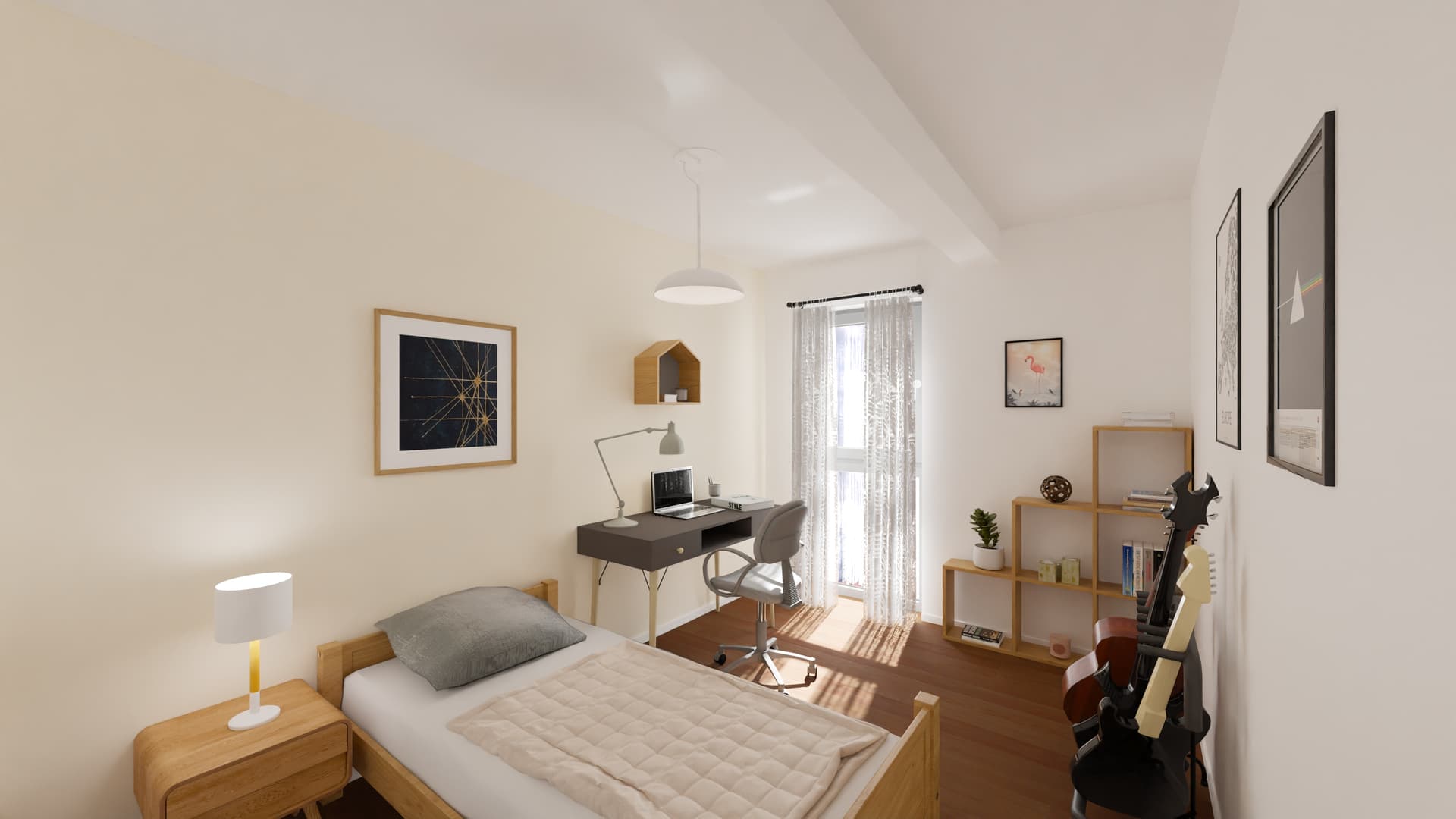 Angers — Située à Angers, cette nouvelle résidence propose une sélection d’appartements, du studio au quatre ... — Miniature 7