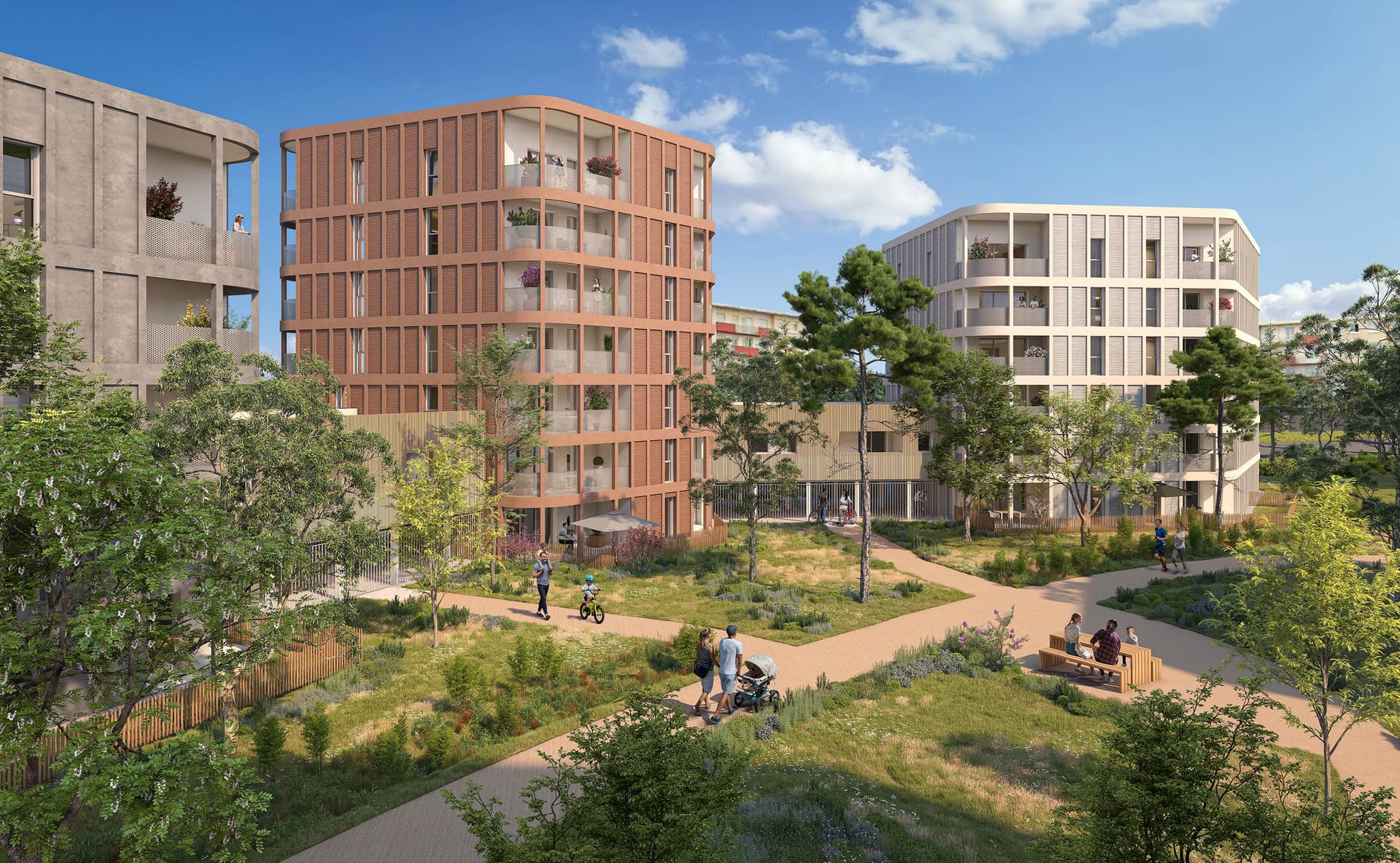 Angers — Située à Angers, cette nouvelle résidence propose une sélection d’appartements, du studio au quatre ... — Miniature 11