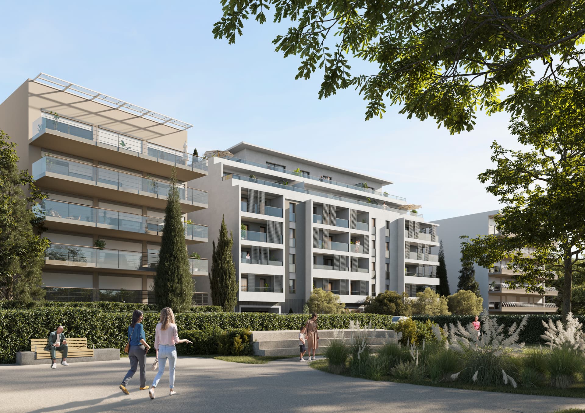 le Cannet — Située dans un environnement urbain qui conjugue dynamisme et douceur de vivre, cette résidence béné... — Photo 1