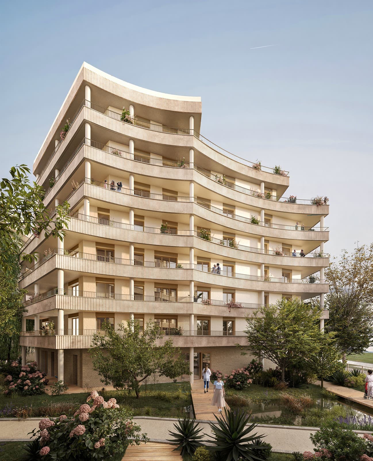 Poissy — Au cœur de Poissy, dans un écoquartier dynamique, une nouvelle résidence propose des appartements al... — Photo 1