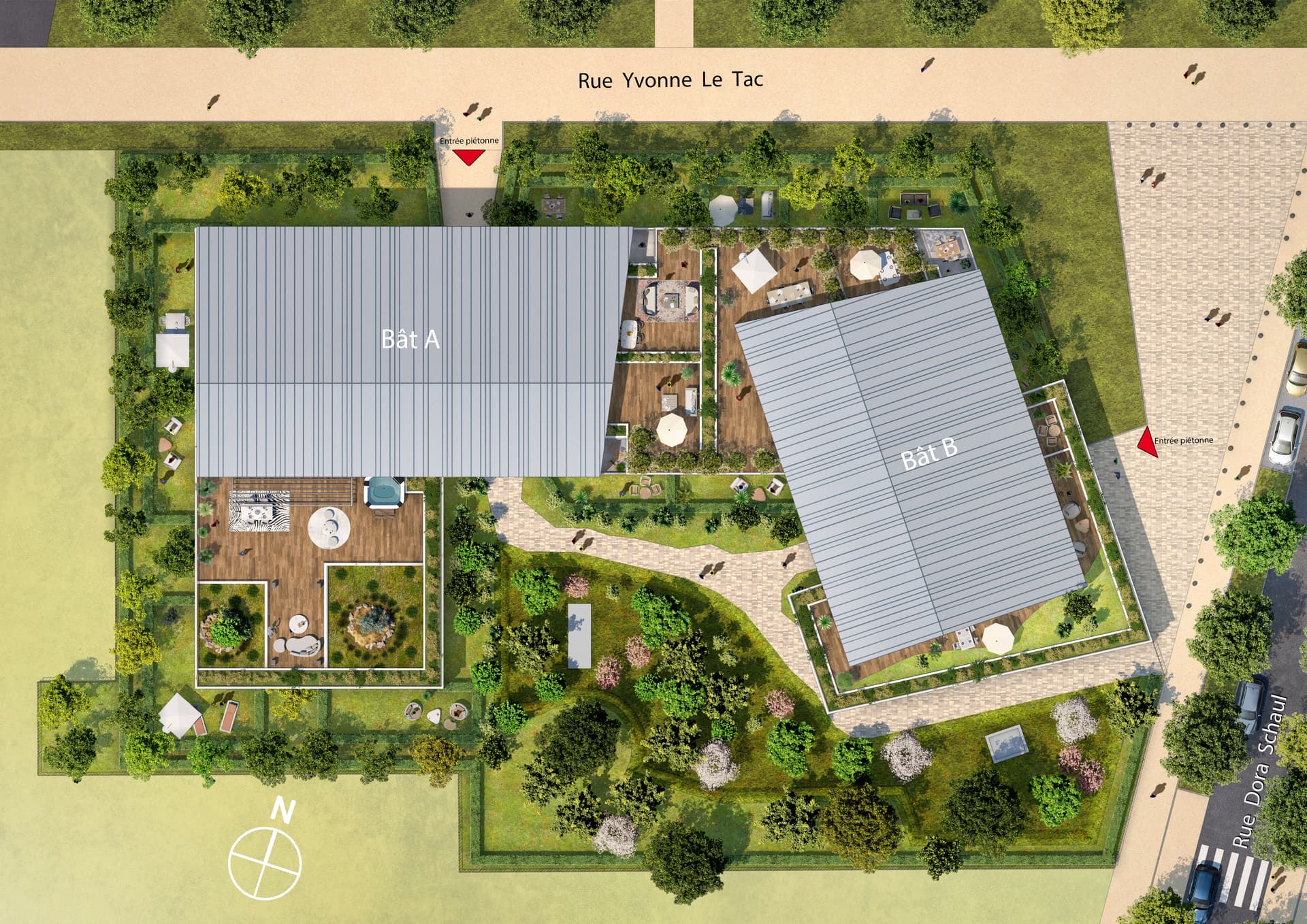 Montpellier — Située à Montpellier, cette résidence contemporaine propose 72 appartements, du studio au cinq pièce... — Miniature 2