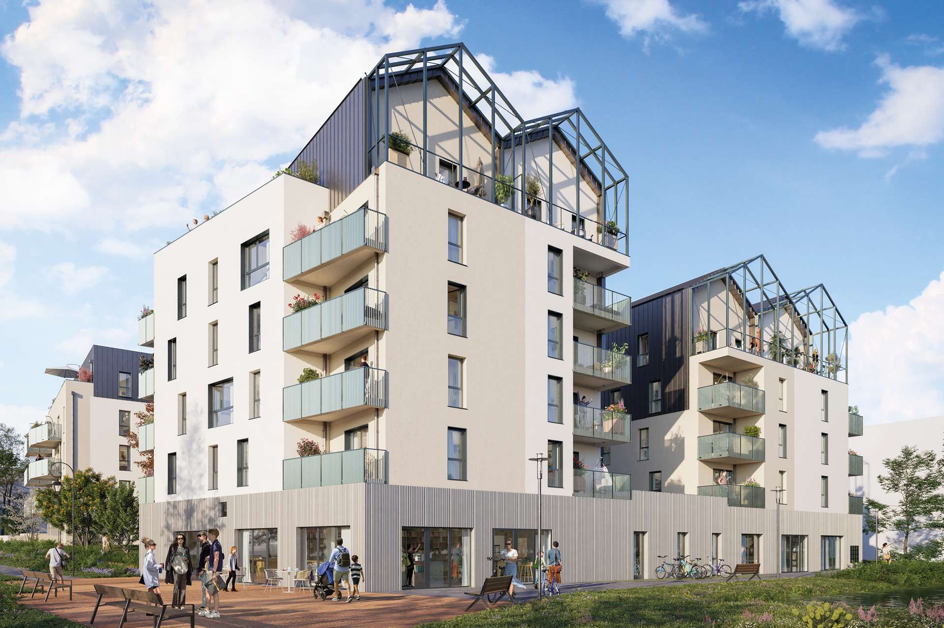 les Ponts de Ce — Située aux portes d’Angers, cette nouvelle résidence bénéficie d’un emplacement privilégié dans la c... — Miniature 4