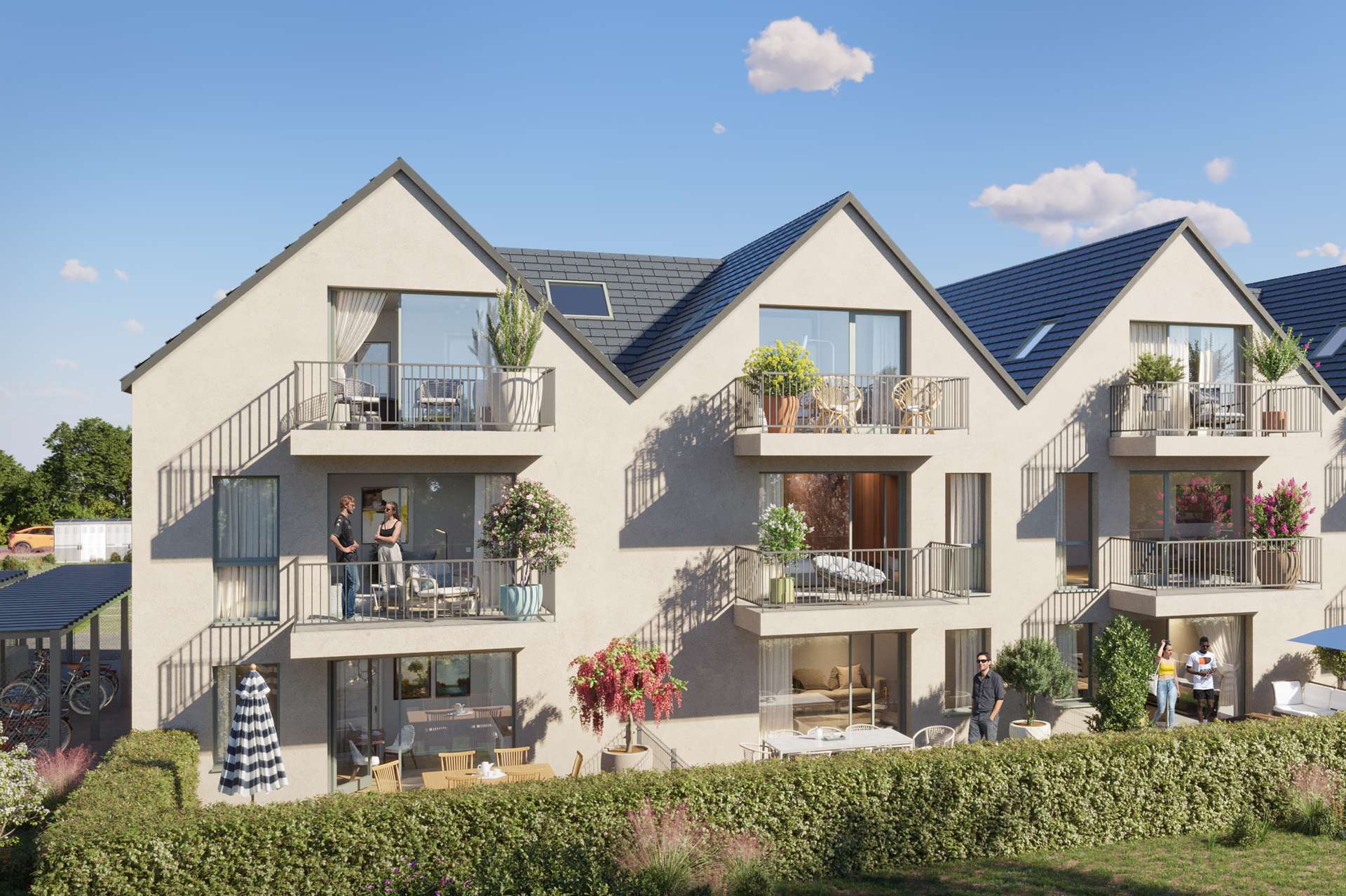 Perros-Guirec — Située dans un environnement résidentiel composé essentiellement de maisons individuelles, cette rés... — Miniature 2