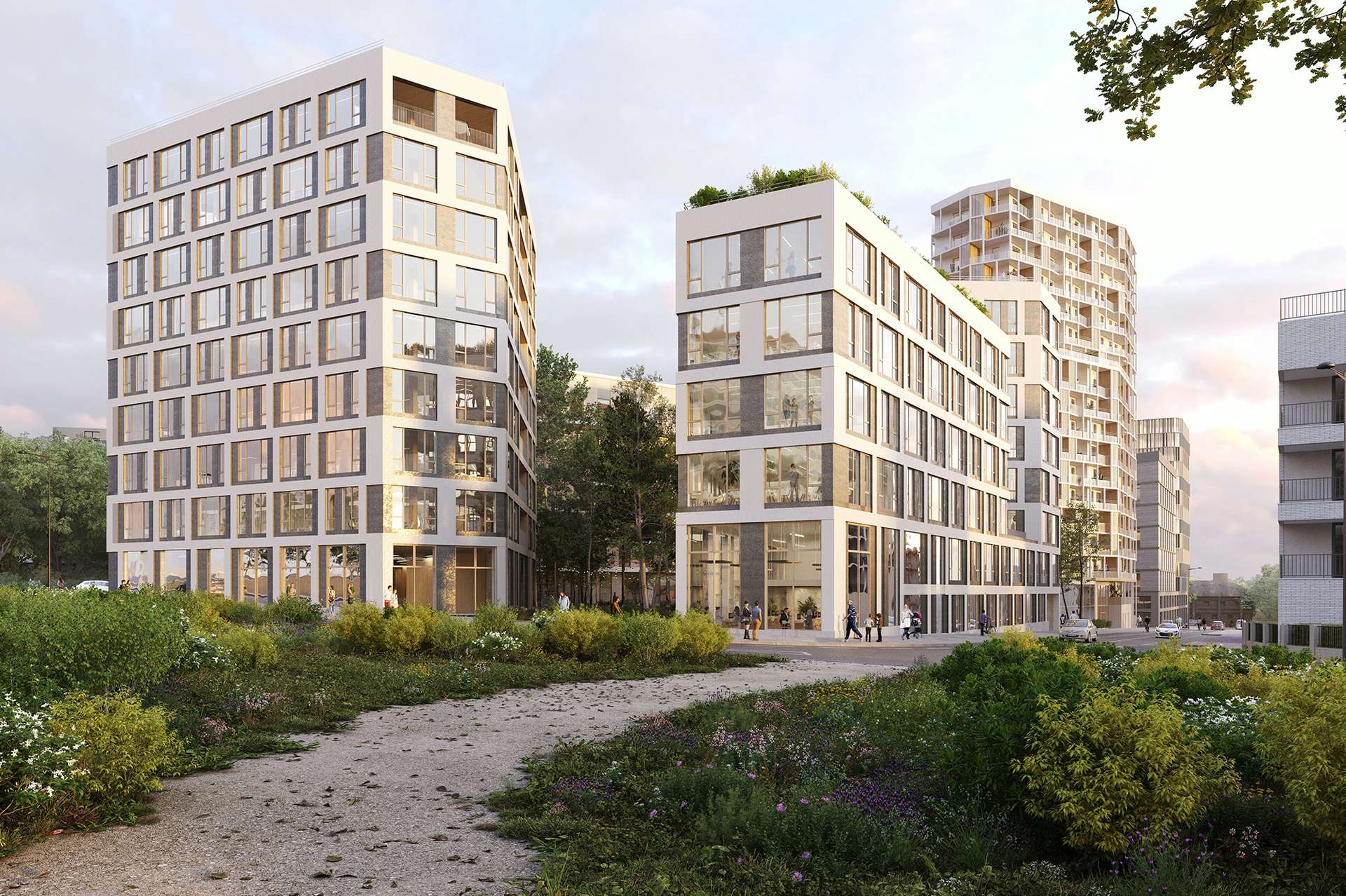 Brest — Au cœur du quartier animé des Capucins à Brest, une nouvelle résidence propose un cadre de vie moder... — Miniature 3