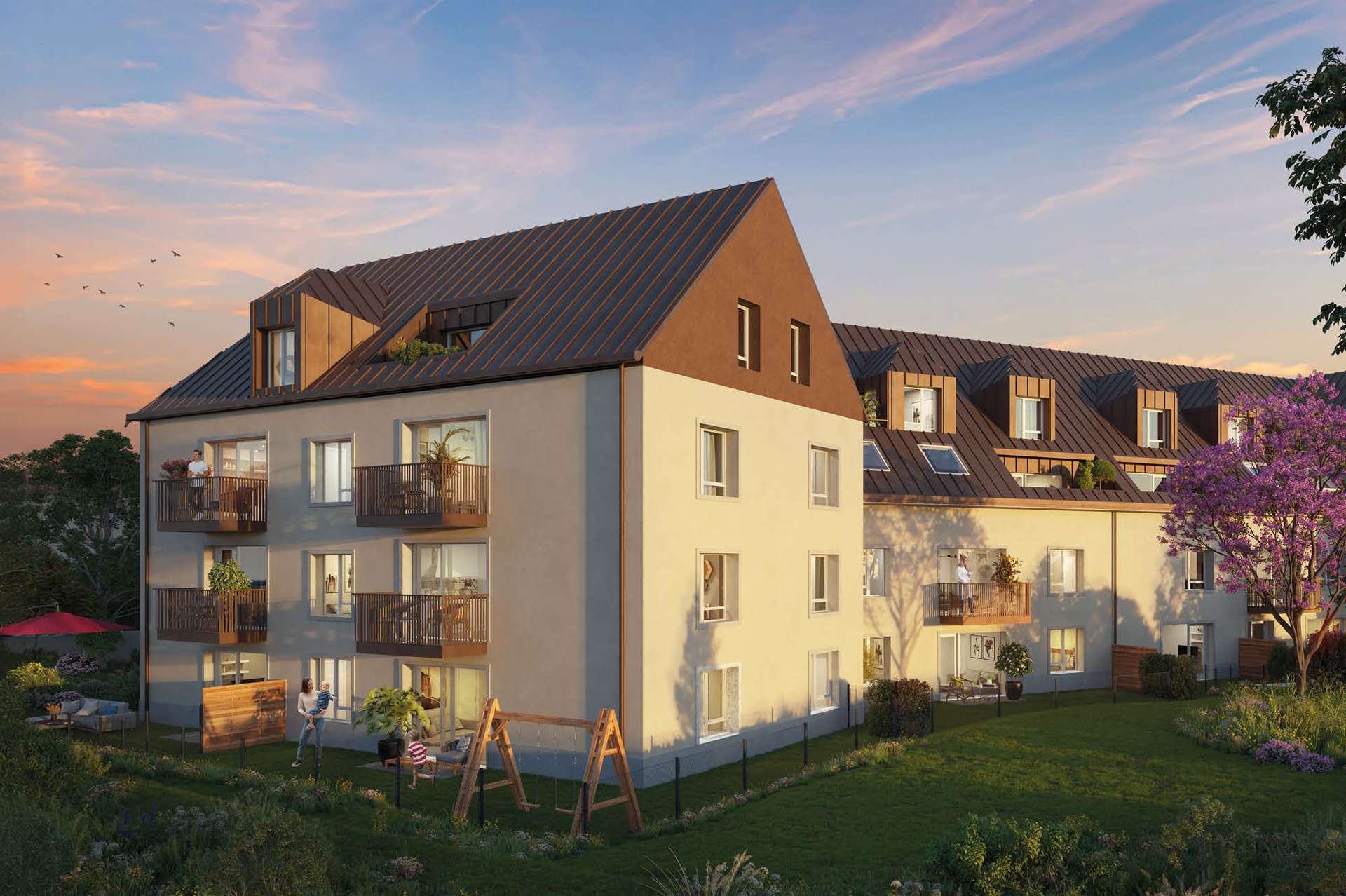 Caen — Située dans un secteur recherché, cette résidence à taille humaine propose 34 appartements allant du... — Photo 1