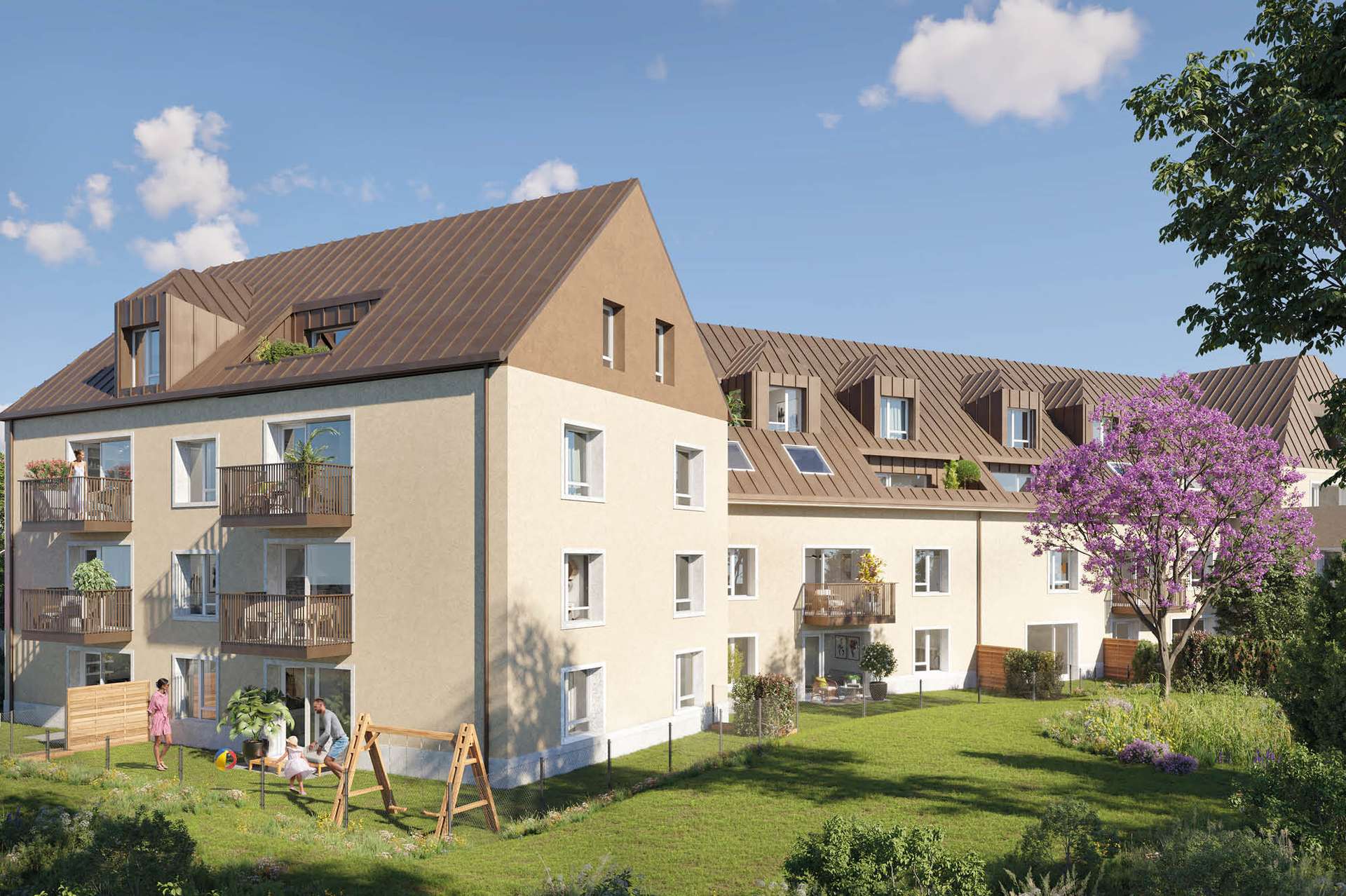 Caen — Située dans un secteur recherché, cette résidence à taille humaine propose 34 appartements allant du... — Miniature 4