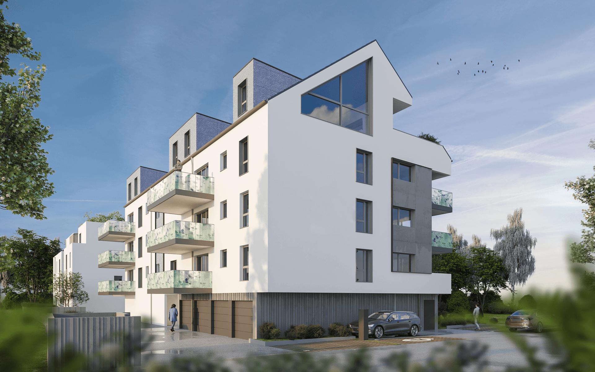 Huningue — Située au cœur du secteur des Trois Frontières, cette nouvelle résidence se compose de deux bâtiment... — Miniature 9