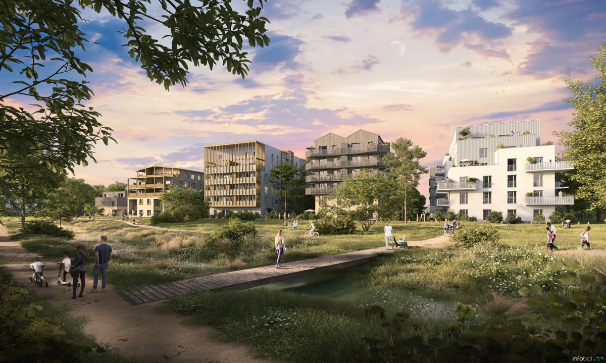 Nantes — Situé à l’est de Nantes, ce nouveau projet résidentiel propose un cadre de vie privilégié, niché dan... — Miniature 6