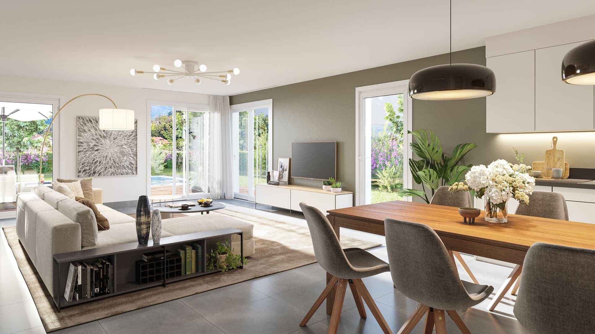 Noisy-le-Grand — Les travaux avancent au sein de cette résidence contemporaine, conçue pour offrir un cadre de vie ha... — Miniature 2