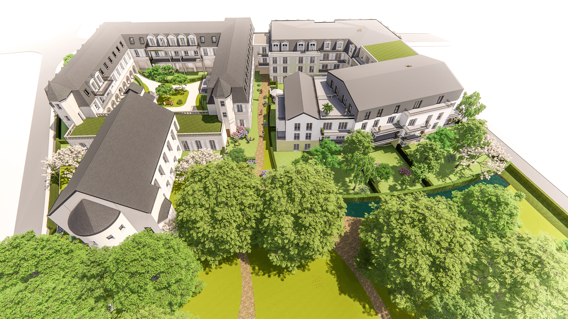 St Jean de la Ruelle — Au cœur d’un parc préservé de 7 500 m², cette réhabilitation exceptionnelle d’un ancien cloître prop... — Miniature 5