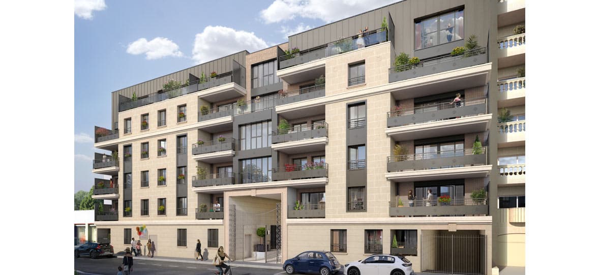 le-Perreux-sur-Marne — Ce programme immobilier neuf propose des appartements de type T4 et T5, offrant des surfaces généreu... — Miniature 2