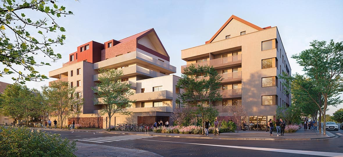 Strasbourg — Située dans un environnement résidentiel calme, cette résidence neuve propose des appartements conte... — Photo 1