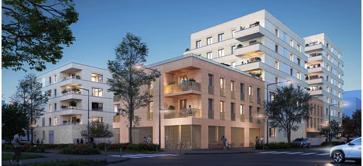 Evry-Courcouronnes — Au cœur d’un environnement urbain dynamique, cette nouvelle résidence propose une sélection d’appart... — Miniature 2