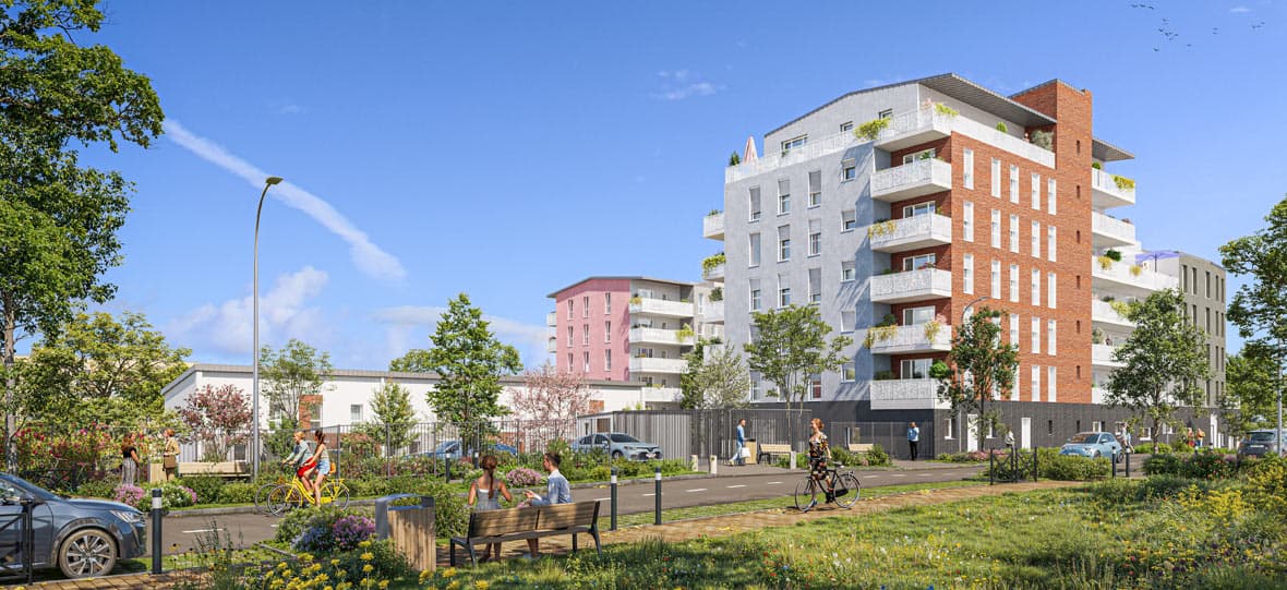 Corbeil-Essonnes — Située dans un environnement calme et résidentiel, cette nouvelle résidence propose des appartements... — Miniature 2