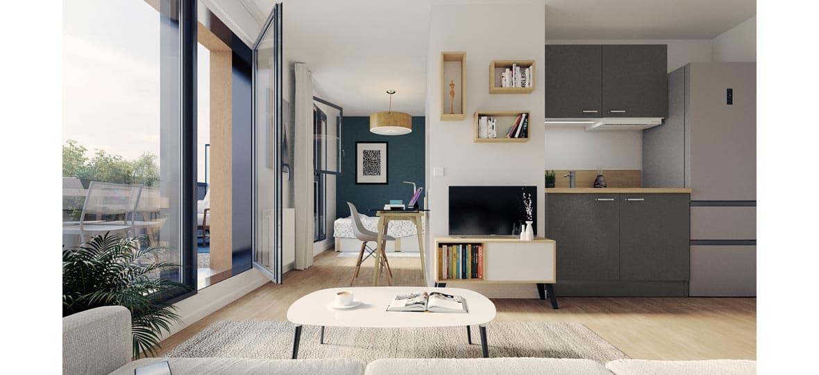 la-Roche-sur-Yon — Située dans un environnement dynamique, cette nouvelle résidence propose des appartements neufs adap... — Miniature 2