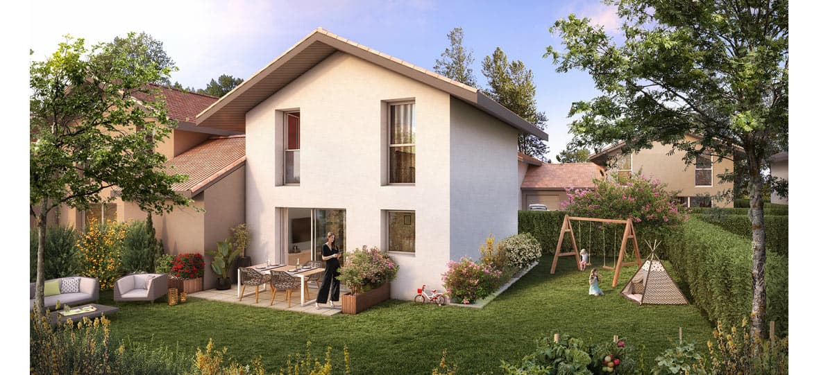 Allinges — Située au cœur d’un environnement naturel préservé, cette nouvelle résidence propose une sélection d... — Miniature 2