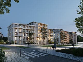 Saint-Julien-en-Genevois — Ce programme immobilier neuf propose des appartements du trois au quatre pièces, offrant des surface...