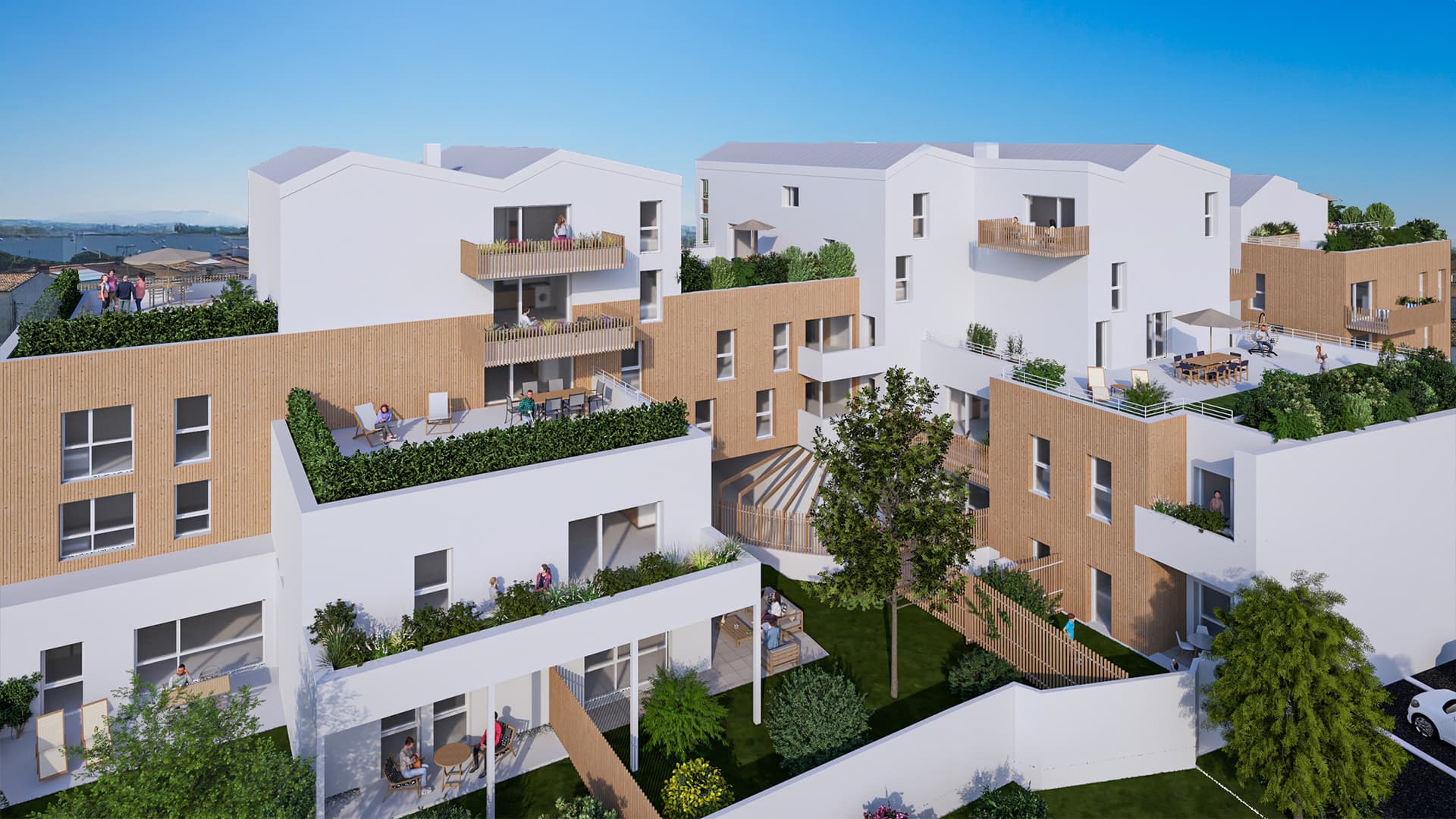 la Rochelle — Située dans un environnement agréable, cette nouvelle réalisation propose des appartements contempor... — Photo 1