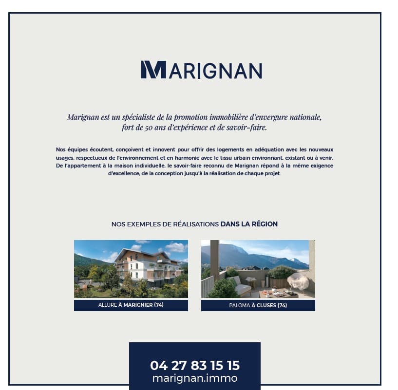 Marnaz — Au cœur d’un environnement calme et verdoyant à Marnaz, une nouvelle résidence à l’architecture cont... — Miniature 9