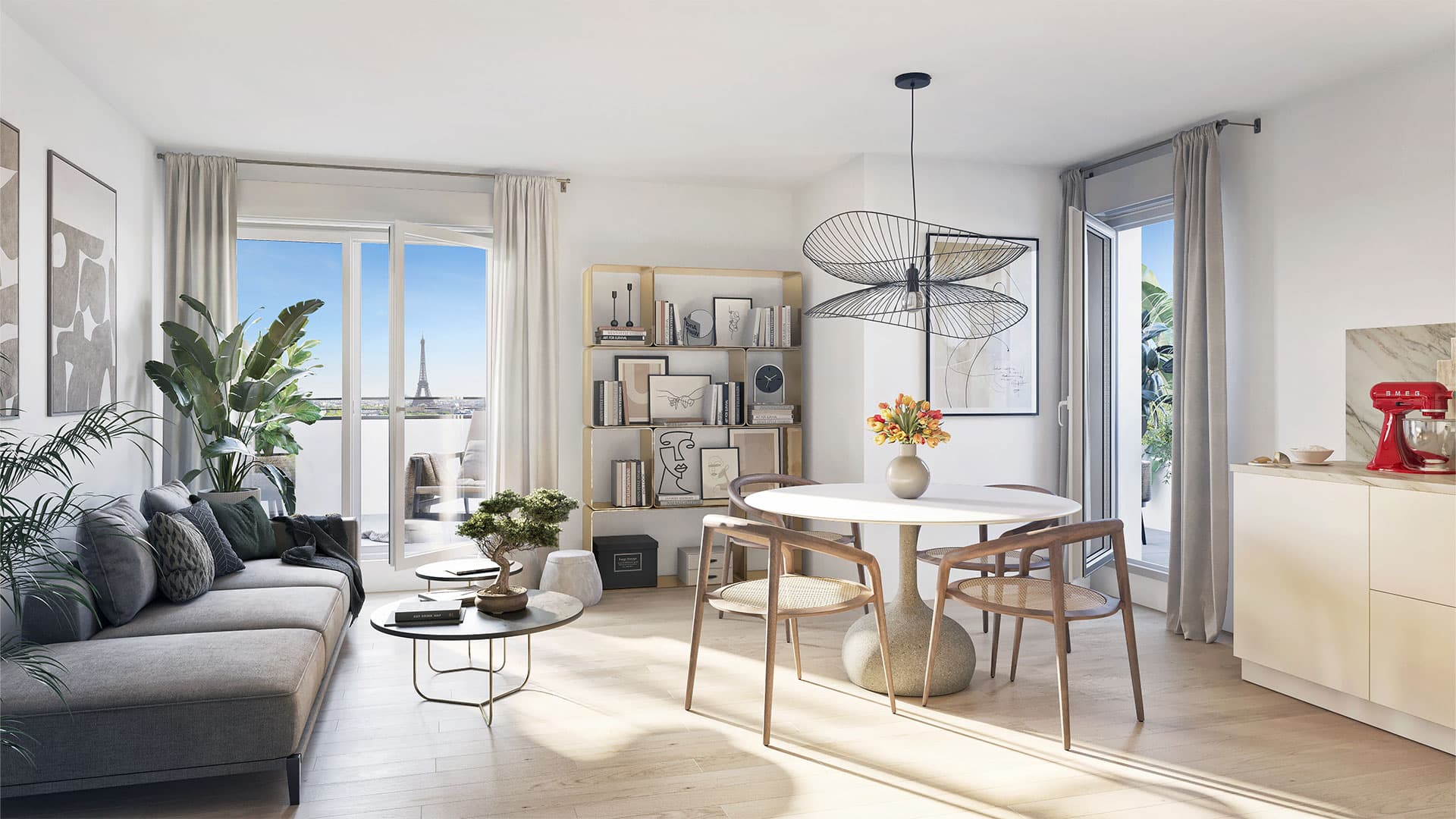 Meudon — Située dans un environnement privilégié des Hauts-de-Seine, cette nouvelle réalisation bénéficie d’u... — Miniature 2