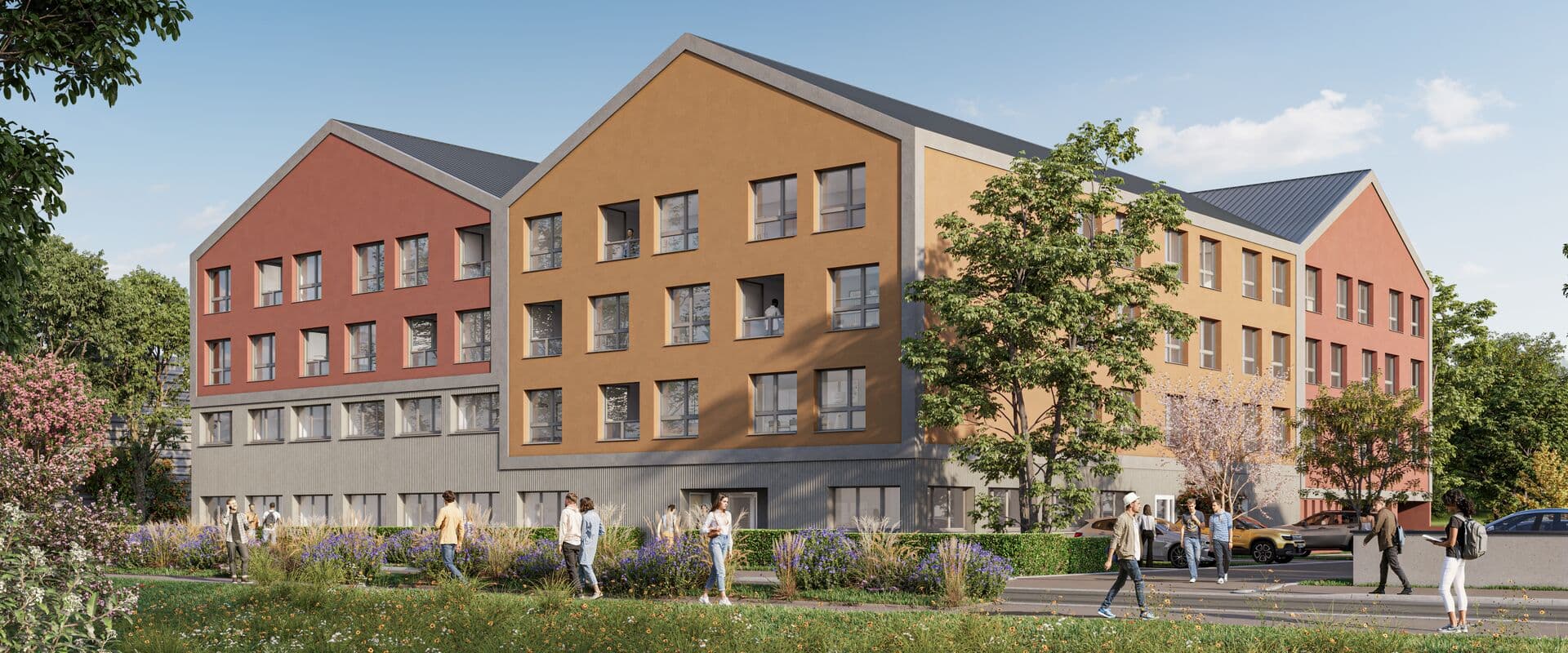 Metz — Située à Metz, cette résidence récente propose des appartements de type T1 et T1 bis, idéalement imp...