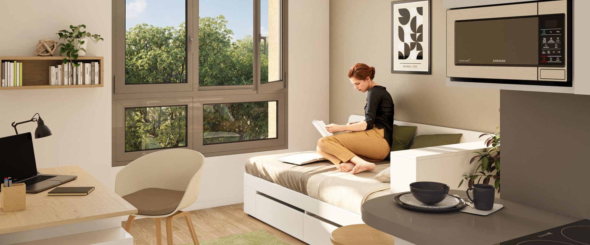 Metz — Située à Metz, cette résidence récente propose des appartements de type T1 et T1 bis, idéalement imp... — Miniature 6