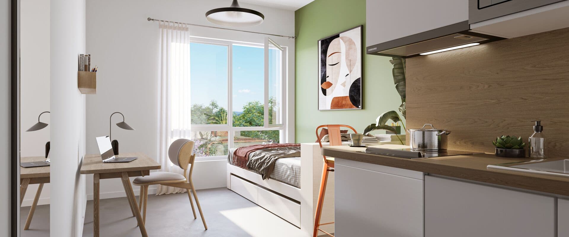 Colombes — Située à Colombes, cette résidence propose des logements spécialement conçus pour répondre aux besoi... — Miniature 7