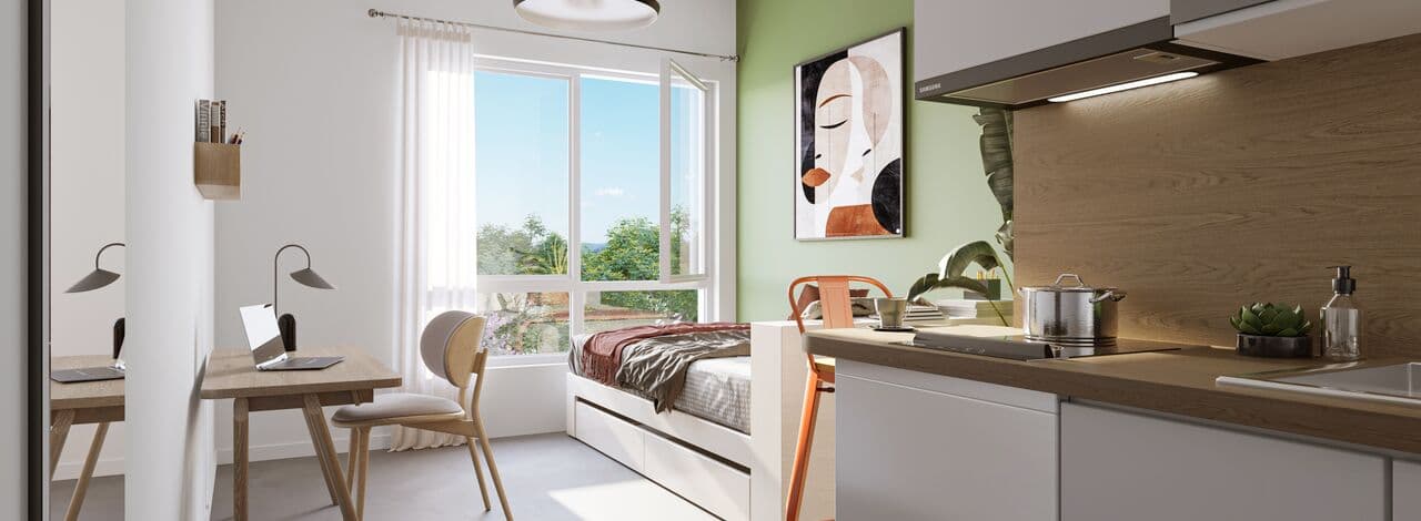 Colombes — Située à Colombes, cette résidence propose des logements spécialement conçus pour répondre aux besoi... — Miniature 11