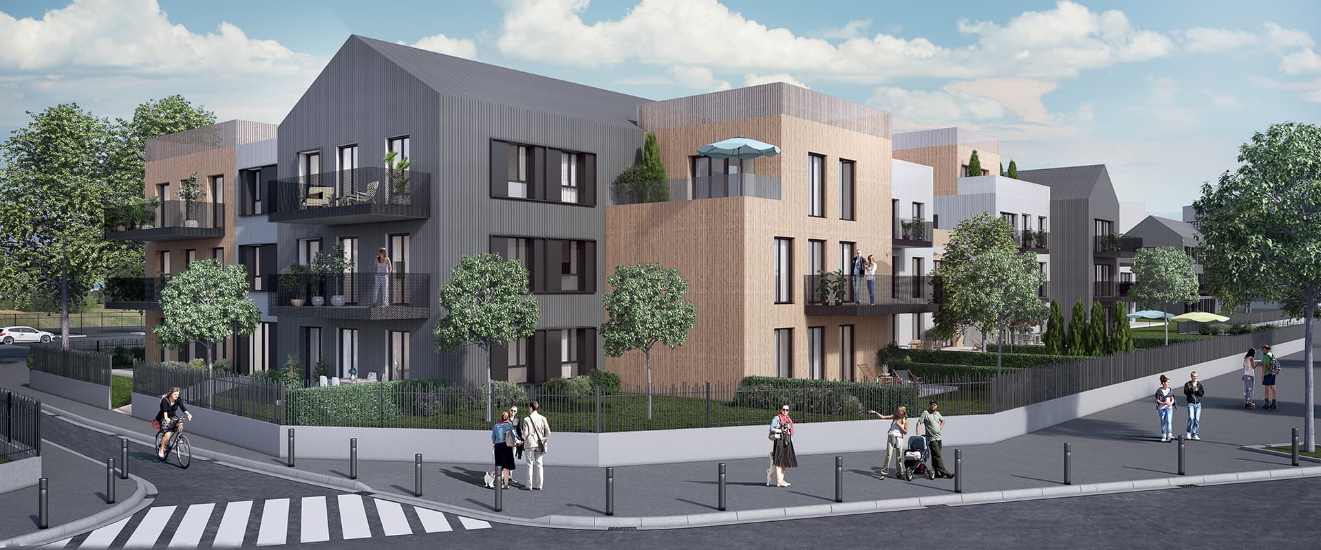 Nanterre — Au cœur de Nanterre, une nouvelle résidence propose un large choix de logements adaptés à tous les s... — Miniature 3