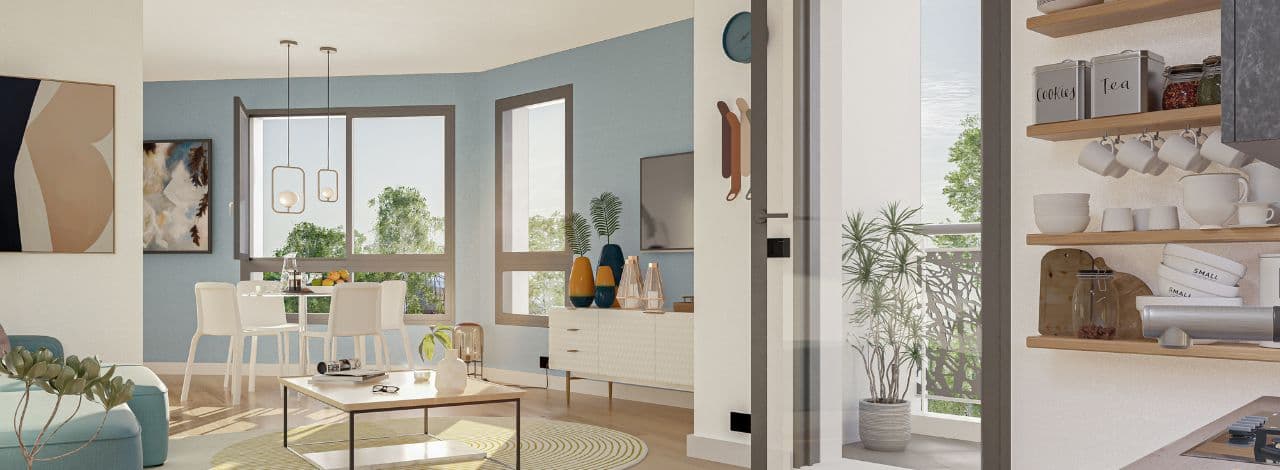 Aubervilliers — Située à Aubervilliers, cette résidence propose des appartements du studio au trois pièces, au sein ... — Miniature 7