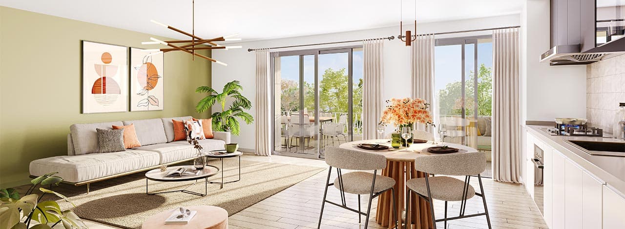 Villepinte — Située à Villepinte, cette nouvelle résidence propose une sélection d’appartements allant du studio ... — Miniature 8