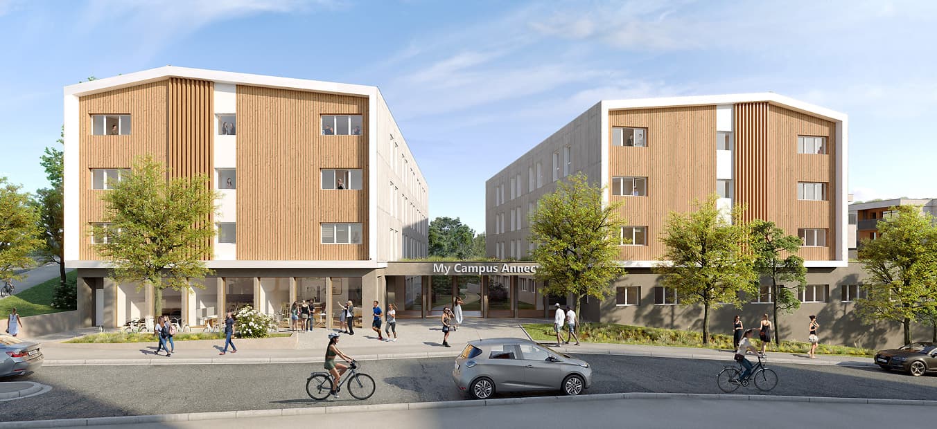 Annecy — Située à Annecy, cette nouvelle réalisation propose des appartements de type T1, pensés pour offrir ... — Photo 1