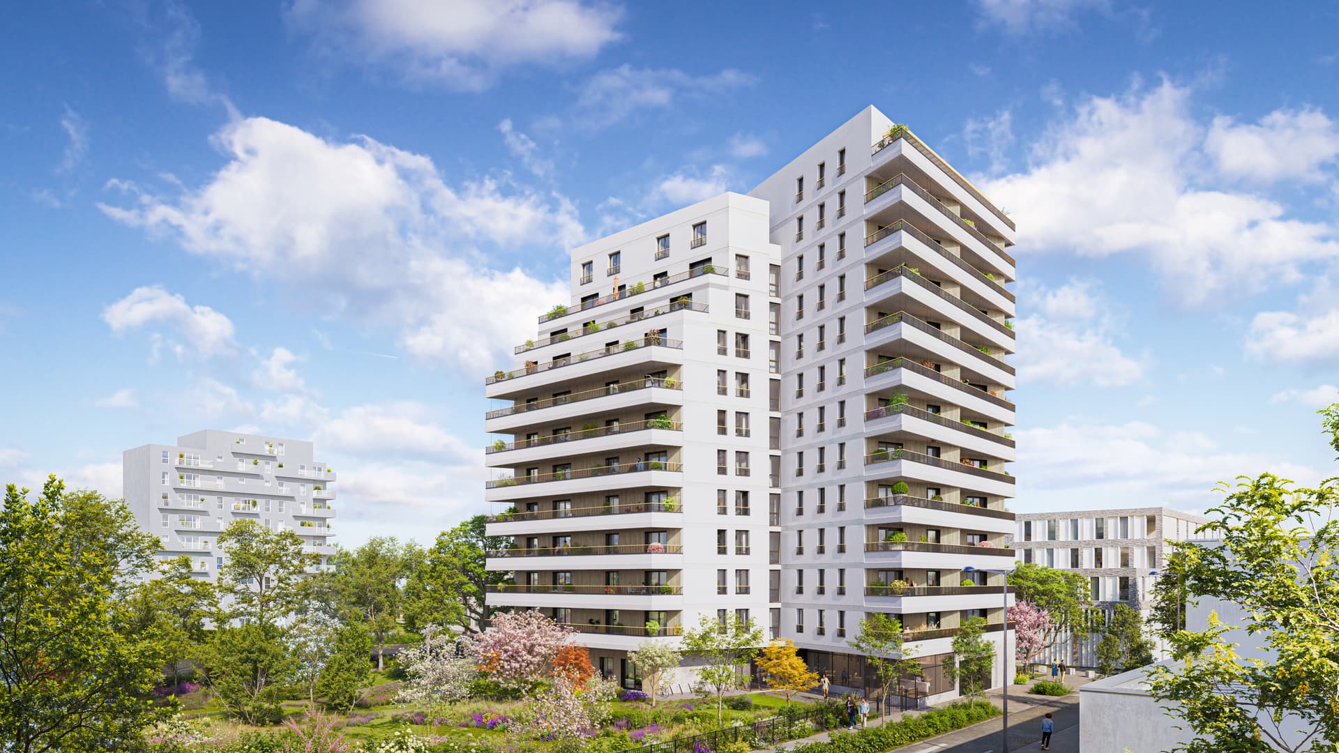 Lyon — Située à la croisée de deux axes majeurs, cette nouvelle résidence s’impose par son architecture con...