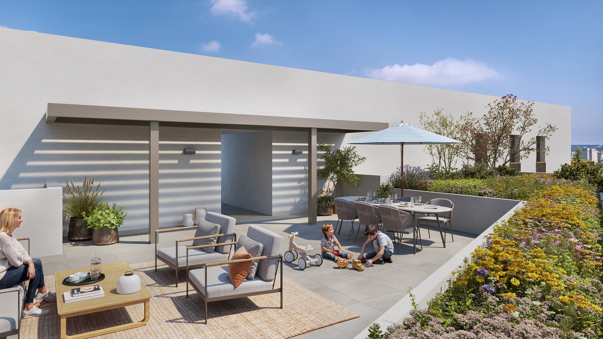 Lyon — Située à la croisée de deux axes majeurs, cette nouvelle résidence s’impose par son architecture con... — Miniature 2