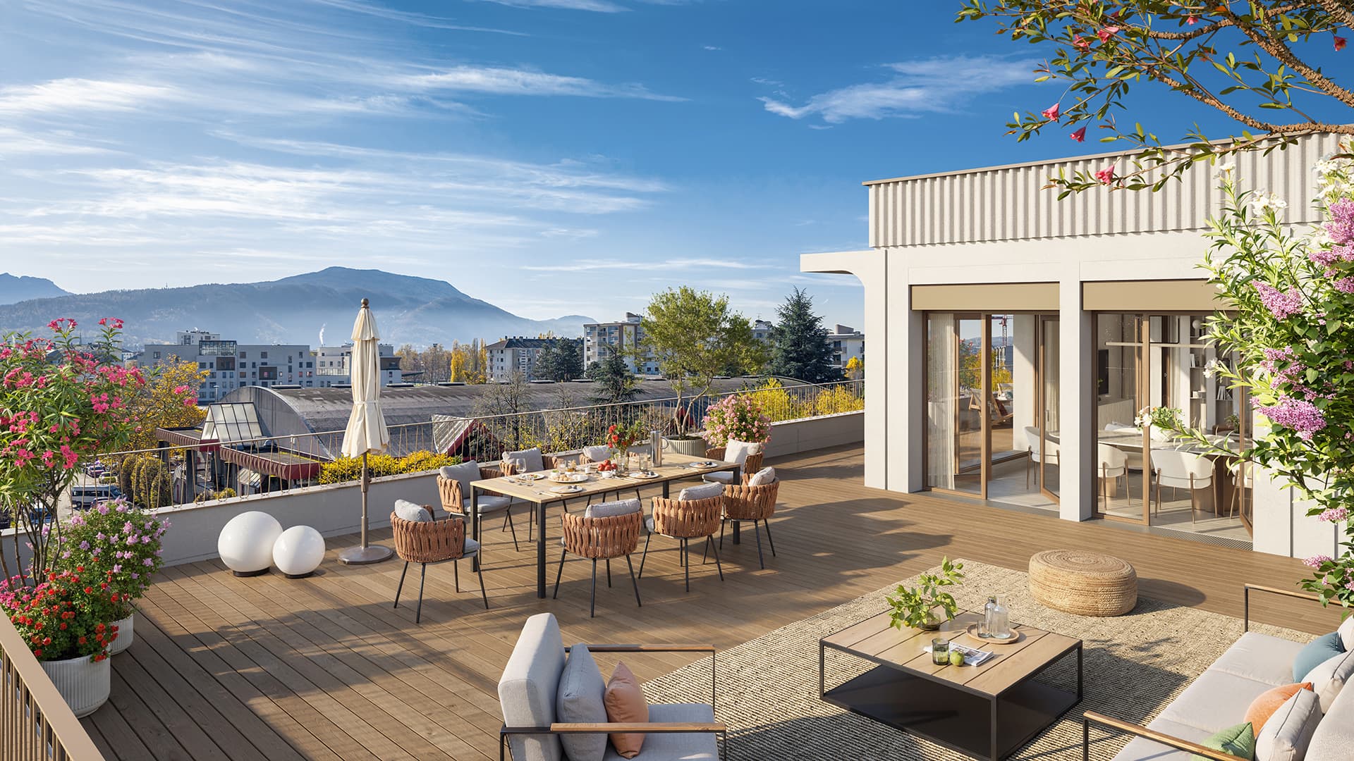 Annecy — Située à Annecy, dans le quartier animé du boulevard du Fier, cette résidence contemporaine propose ... — Miniature 3