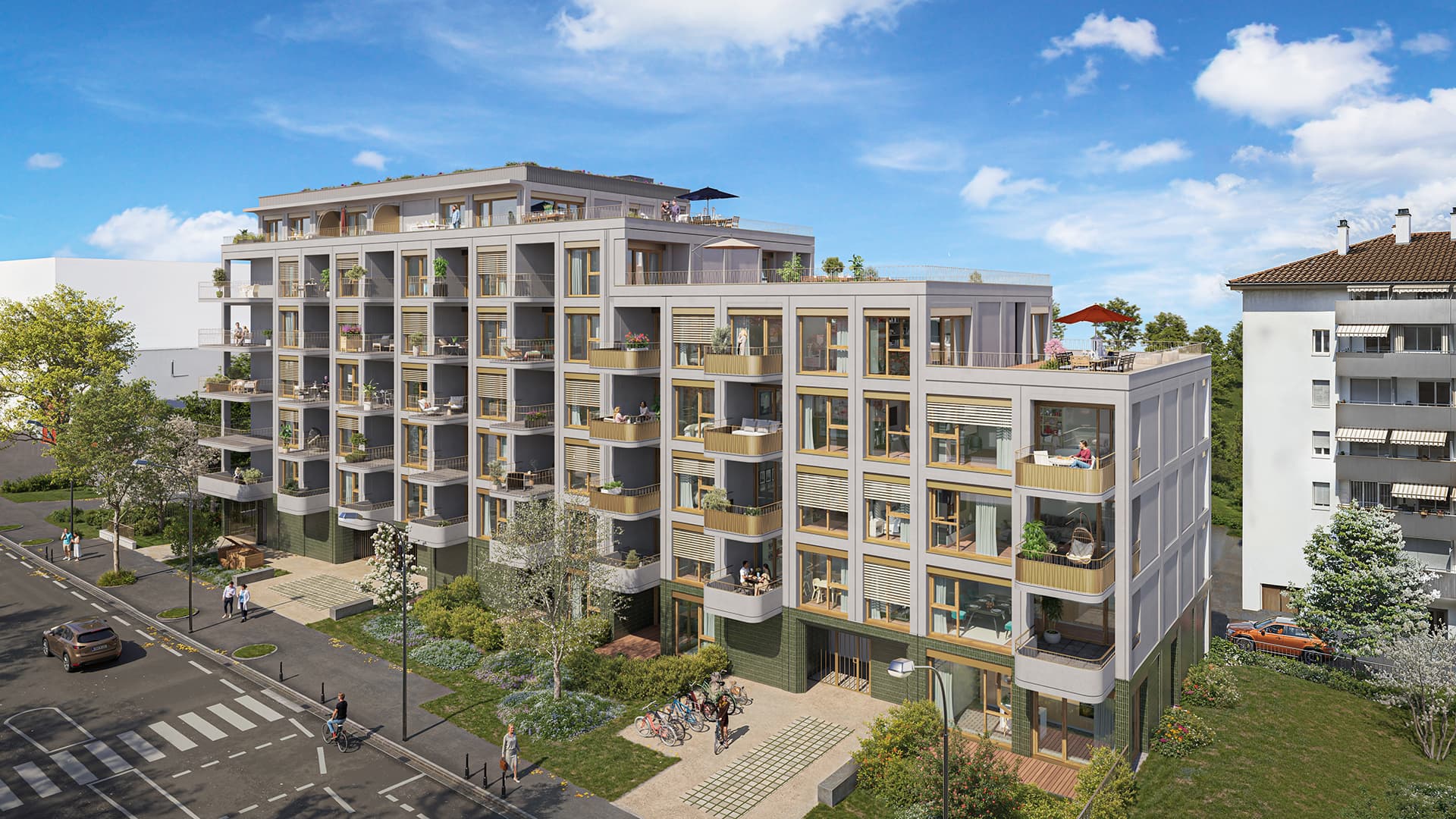 Annecy — Située à Annecy, dans le quartier animé du boulevard du Fier, cette résidence contemporaine propose ... — Miniature 4