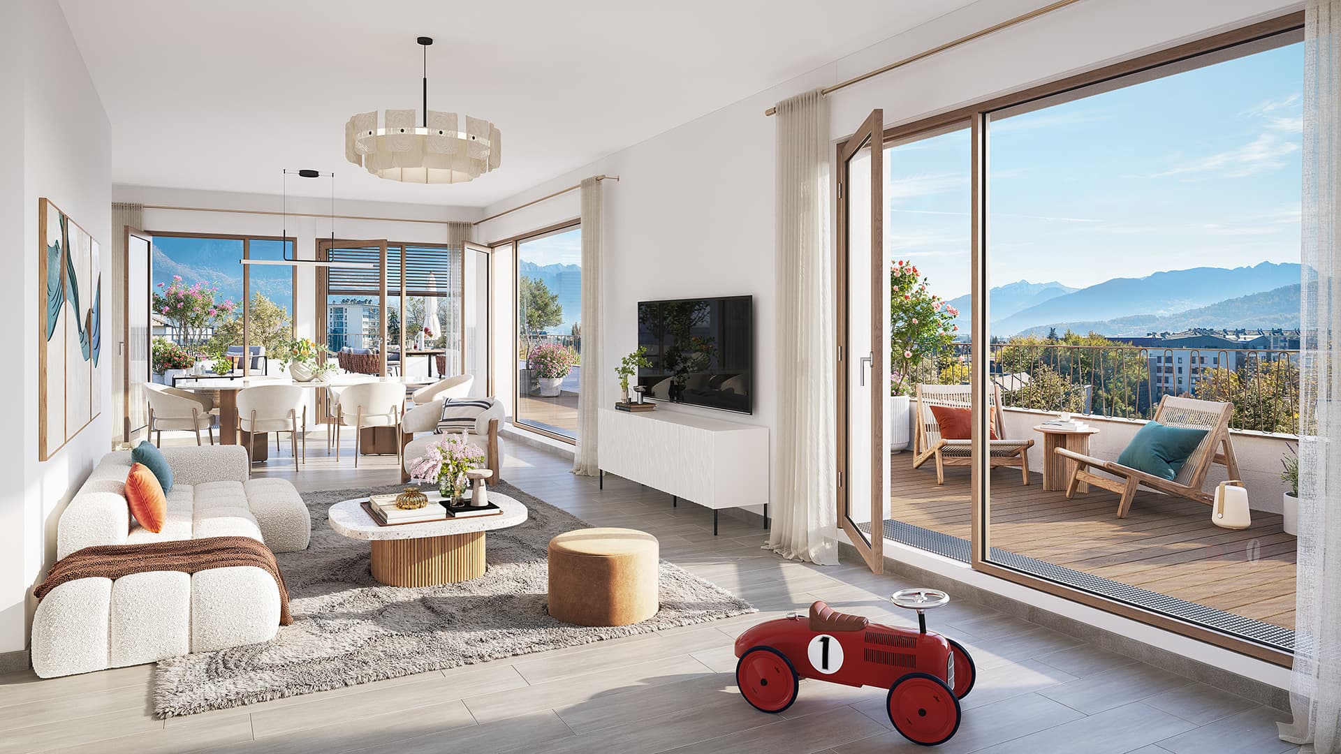 Annecy — Située à Annecy, dans le quartier animé du boulevard du Fier, cette résidence contemporaine propose ... — Miniature 5