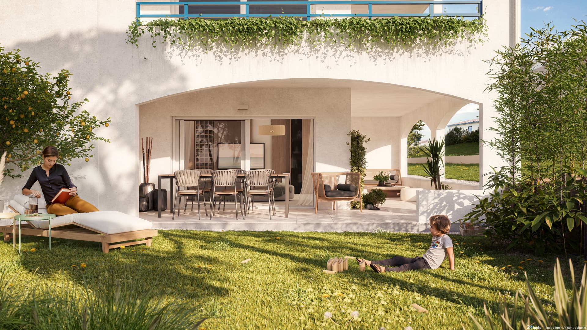 Capbreton — Située à proximité immédiate de l’océan Atlantique, cette nouvelle résidence s’intègre harmonieuseme... — Miniature 2