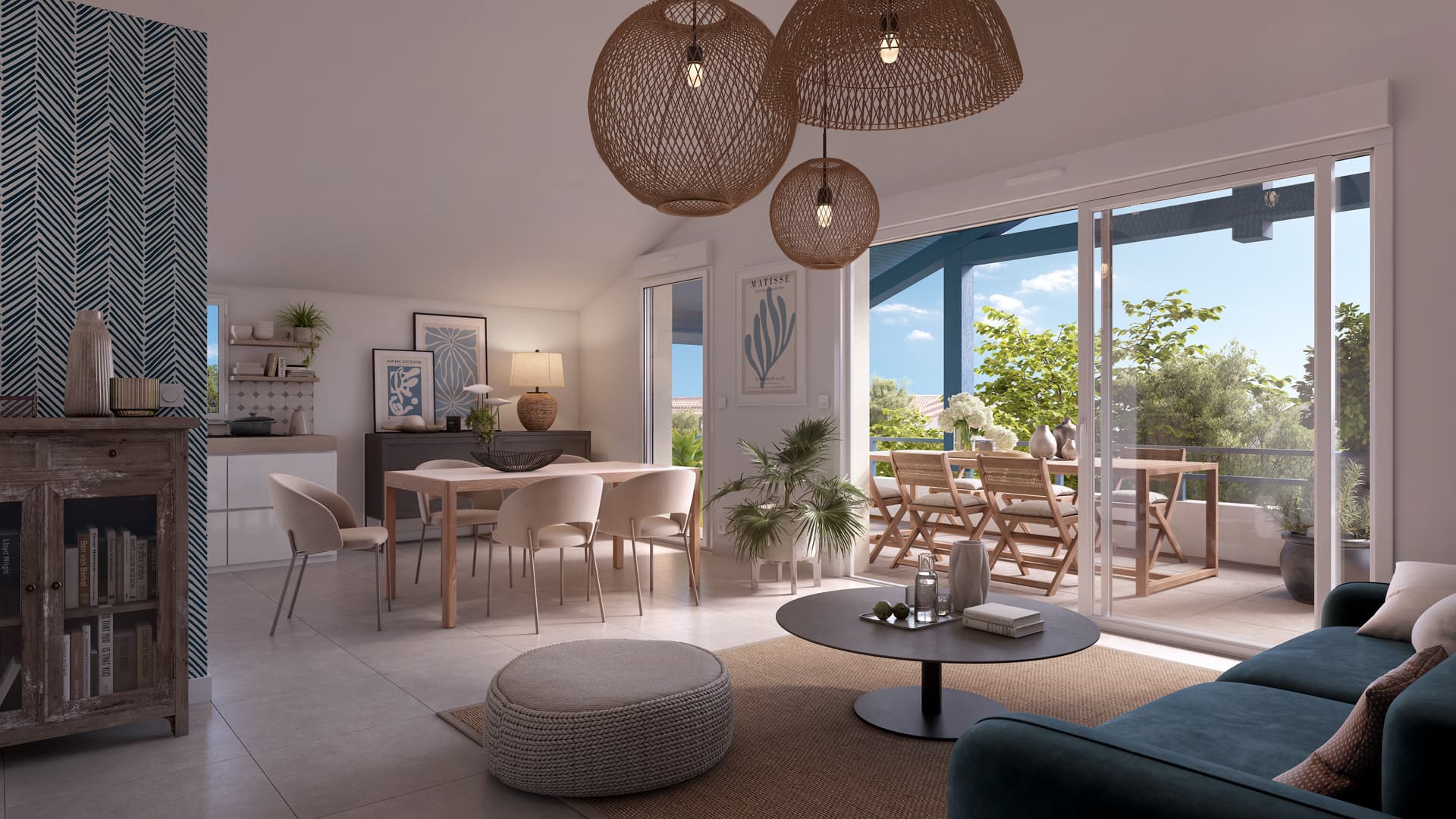 Capbreton — Située à proximité immédiate de l’océan Atlantique, cette nouvelle résidence s’intègre harmonieuseme... — Miniature 3