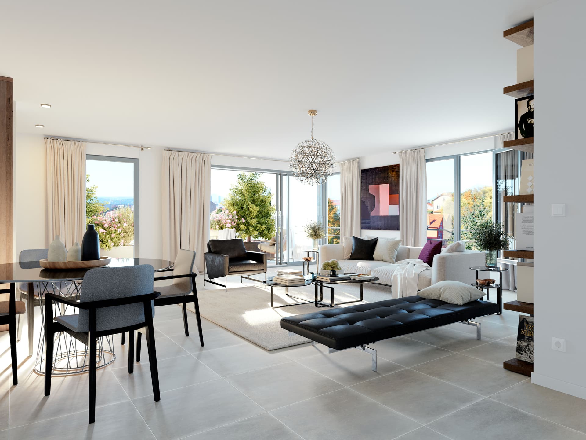 Lyon 3e — Née d’une réhabilitation soignée d’une architecture Art Déco, cette réalisation propose des appartem... — Miniature 3