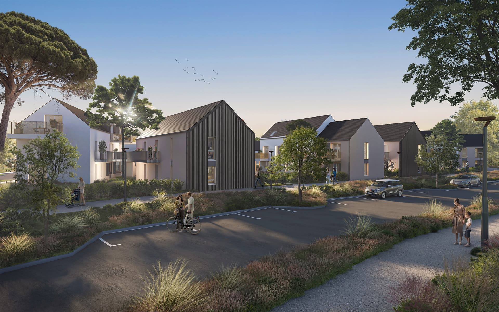 le Mans — Située au sein d’un écoquartier dynamique du Mans, cette nouvelle résidence s’intègre harmonieusemen... — Miniature 3