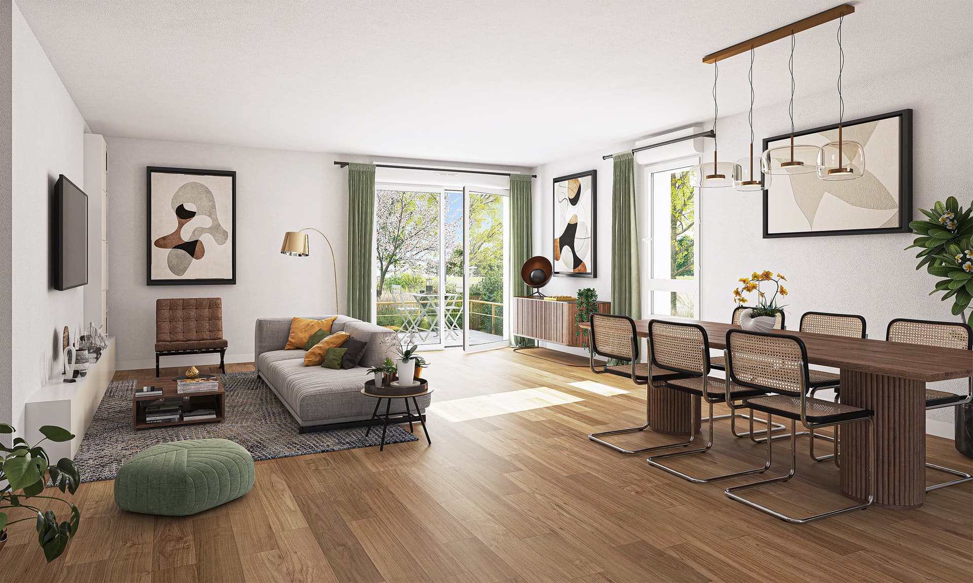 le Mans — Située au sein d’un écoquartier dynamique du Mans, cette nouvelle résidence s’intègre harmonieusemen... — Miniature 6