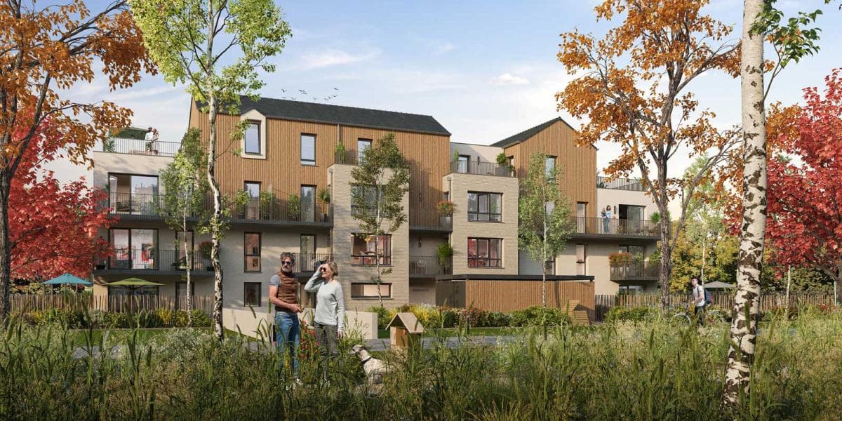 Compiègne — Située en lisière de la forêt de Compiègne, cette résidence contemporaine a été pensée pour offrir u... — Miniature 2